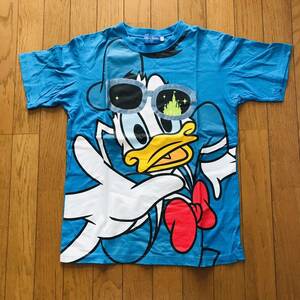 Tokyo Disney Resort ドナルドダック gotta hurry for lots of fun! Tシャツused サイズS ユニセックスタグ付き