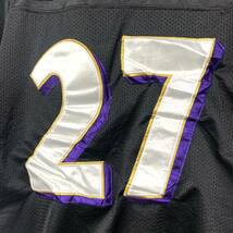 ■ビッグサイズ Reebok リーボック NFL RAVENS ボルチモア レイブンズ RICE #27 メッシュ切り替えし フットボールTシャツ 古着 アメカジ■_画像8