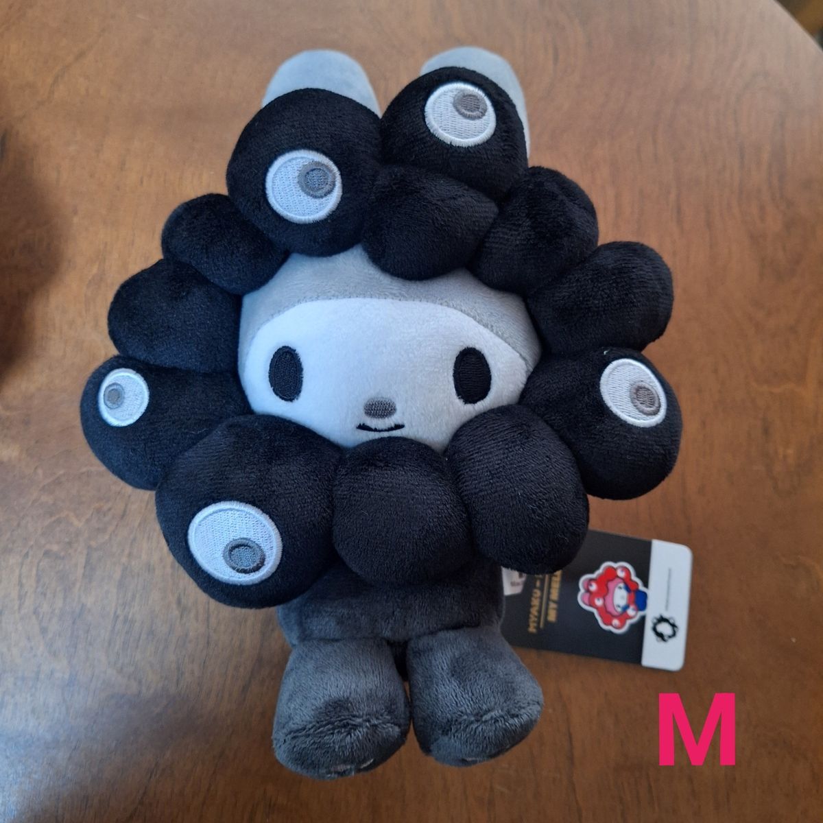 黒 ハンギョドン ミャクミャク なりきりぬいぐるみ M ブラック