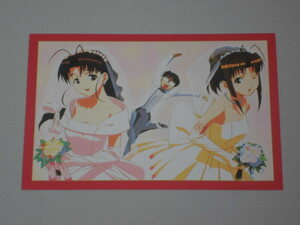  Love Hina открытка a