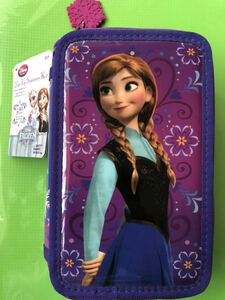 [Disney Disney ] дыра . снег. женщина .* канцелярские товары комплект Disney Zip-Up Stationery Kit*Disney FROZEN Anna