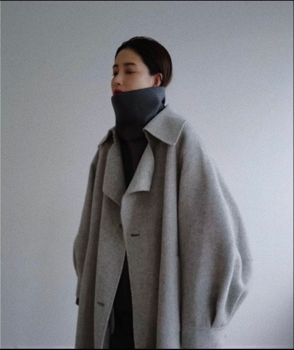 新品未使用タグ付エトレトウキョウリバートレンチコート（2024年購入）グレーMサイズ