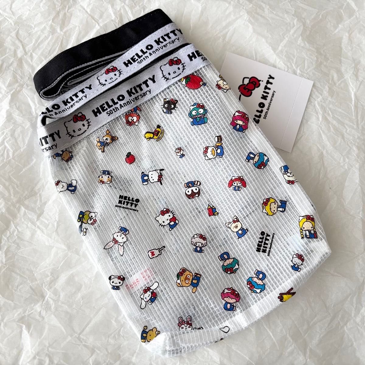 HELLO みんな！デザインシリーズ ショルダーバッグ サンリオハローキティ 50周年 限定 ザシキブタ ゴロピカドン メルちゃん