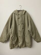 US古着 90's Woolrich モッズコート USA製 Mサイズ〈古着 used〉ウールリッチ バッファローチェック 裏ウール使用 メンズ B18_画像1