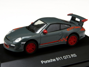 【気軽に楽しむ大人のインテリア】Porsche GT3 RS/Gray911 -1/87-思い出 夢 ノスタルジー 蘇る ☆未使用、未展示品☆即決有☆彡