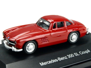 【気軽に楽しむ大人のインテリア】Mecedes-Benz 300SL Coupe/Red-1/87-思い出 夢 ノスタルジー 蘇る ☆未使用、未展示品☆即決有☆彡