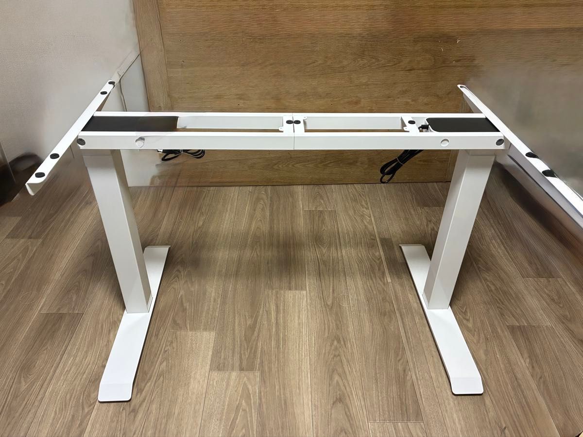 FlexiSpot 電動昇降デスク EJ2ホワイト 天板無し