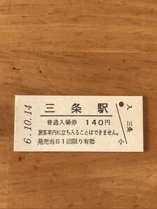 JR東日本 信越本線 三条駅（平成6年）