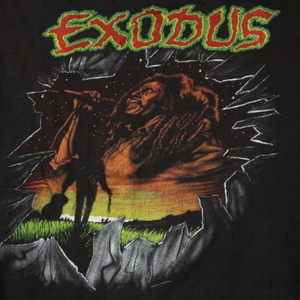 80s BOB MARLEY Exodus Tシャツ ボブマーリー エクソダス レゲエ バンド ロック hiphop raptee ヴィンテージ