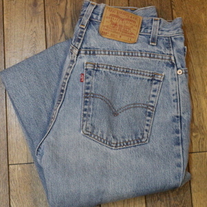 90s USA製 Levi's 550 RELAXED FIT L テーパード ワイド リラックスフィット ストレート デニム パンツ ジーンズ リーバイス Levis