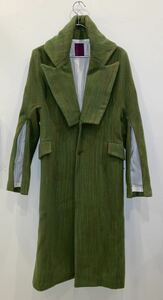 90s SHINICHIRO ARAKAWA SCULPTURAL COATsinichi low ala leather the first period Vintage coat 