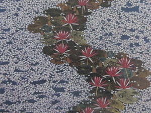 Art hand Auction Reiji Hiramatsu, [Le rêve de fleur d'étang de Normandy Monet], Extrait d'un rare livre d'art encadré, Tout neuf avec cadre, Bonne condition, frais de port inclus, peinture, peinture à l'huile, Nature, Peinture de paysage