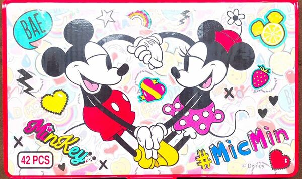 【新品】ミッキー ＆ミニー “バッグ型お絵かき42種類” ディズニー Disney / アート 色鉛筆クレヨンなど