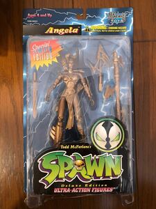  нераспечатанный SPAWN( Spawn ) MCFARLANE TOYS(mak мех Len игрушки ) Gold * Anne jela