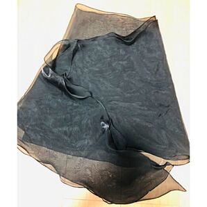 長めシースルードレスショール 美品