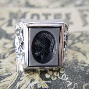  inter rio серебряный американский a-ru декоративный элемент отверстие Mark Vintage кольцо кольцо 
