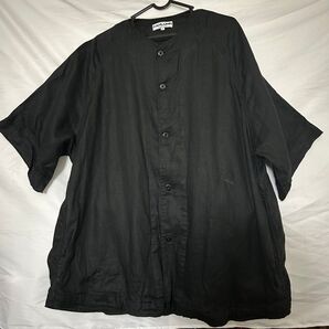 CAHLUMN カウラム ベースボールシャツ リネンシャツ 半袖シャツ シャツ