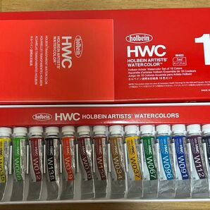 ホルベイン 透明水彩絵具 HWC 18色 HOLBEIN