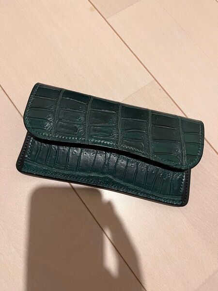 hasegawa handclafted クロコダイル レザー ウォレット クロコ WILDSWANS ワイルドスワンズ 長財布