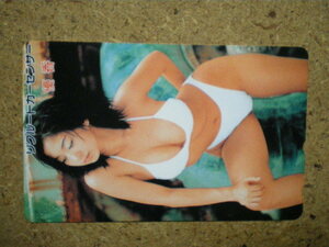 yuuka* Yuuka lik route car center white bikini swimsuit unused 50 frequency telephone card 