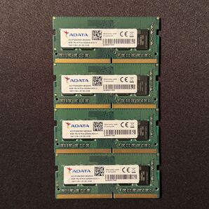 ADATA 8GB PC4-3200A SO-DIMM 4枚セット 32GB