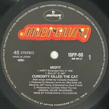 ♪試聴 12'♪Curiosity Killed The Cat / Misfit_画像3