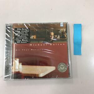 CD 輸入盤未開封【洋楽】長期保存品 Michael Bolton All That Matters