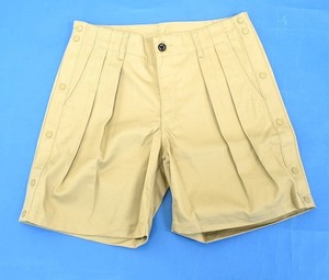 HABANOS（ハバノス）B.B WIDE CHINO SHORTバスケットボールワイドチノショーツ プリーツチノパン タックハーフパンツ ショート短パンHBNS