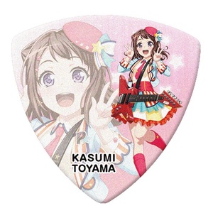 【新品】ESP(イーエスピー) x バンドリ！ガールズバンドパーティ！【戸山香澄モデル】ピックVer.4 [Kasumi Poppin'Party 4] 3枚セット