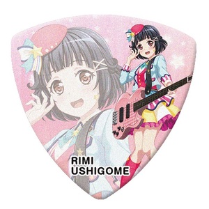 【新品】ESP(イーエスピー) x バンドリ！ガールズバンドパーティ！【牛込りみモデル】ピックVer.4 [Rimi Poppin'Party 4] 5枚セット