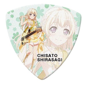 【新品】ESP(イーエスピー) x バンドリ！ ガールズバンドパーティ！ 【白鷺 千聖】ピック Ver.4 [CHISATO PASTEL PALETTES 4] 3枚セット