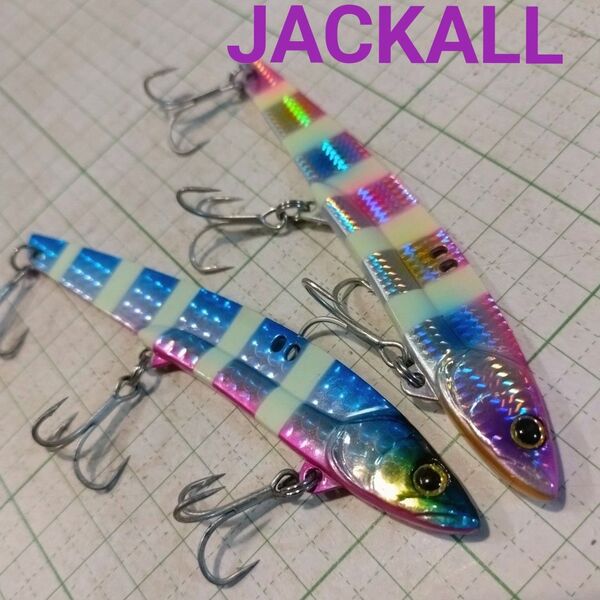 ジャッカル ビッグバッカー メタルバイブ107 ブルピンゼブラ ピンクゼブラ 釣具 ルアー シーバス ヒラメ タチウオ 青物