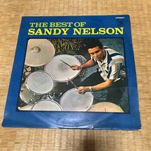 サンディー・ネルソン　ベスト・オブ　国内盤レコード【ペラジャケット、赤盤】_画像1