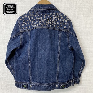 редкий! Oshkosh B'gosh Studs Custom Denim Jacket Rand Art Worker Размер: 6