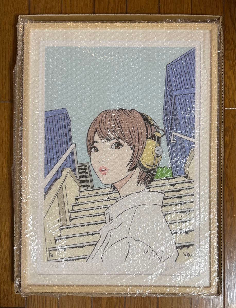 江口寿史 複製画 「東京人」 サイン入り