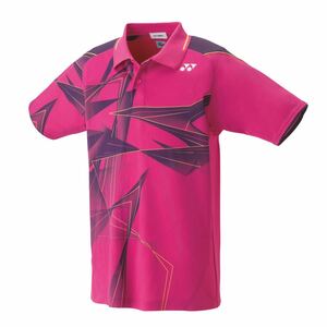 [10272(654) S]YONEX( Yonex ) Uni game shirt Berry pink size S new goods, unused, tag attaching 