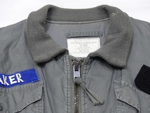 レア 70s 73年製 ビンテージ US AIR FORCE USAF パイロット メカニック ジャケット JACKET,INTERMEDIATE COLD WEATHER CWU-7/P M 60s 50s_画像4