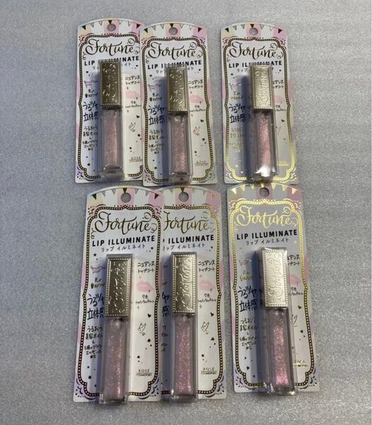 新品 コーセーコスメポート フォーチュン リップイルミネイト リップグロス 6個