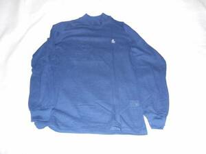  Munsingwear long sleeve shirt retro navy blue color 