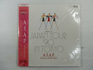 【LD/レーザーディスク/帯付き】A.S.A.P. JAPAN TOUR 90 IN TOKYO 松任谷由実カバー