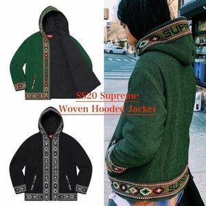 Supreme 20ss Woven Hooded Jacket Black M