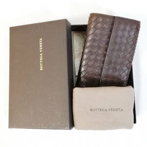 [ прекрасный товар класс ]Bottega Veneta( Bottega * Veneta ) 2 . бумажник сетка кожа длинный кошелек женский для мужчин и женщин [ бесплатная доставка ]000