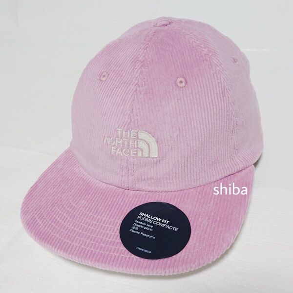 ノースフェイス 帽子 コーデュロイ キャップ THE NORTH FACE ピンク ホワイト 白 ユニセックス 男女兼用