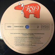 F帯付LP OST 映画 ステインアライヴ BEE GEES ディスコ disco 見開きジャケット レコード 5点以上落札で送料無料_画像5