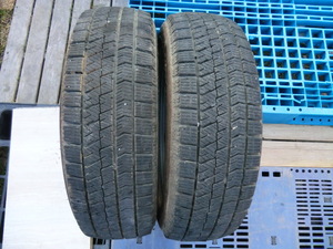 165/65R14 BRIDGESTONE BLIZZAK VRX2 7.5分山 2本セット 管理YN17R212-W2106