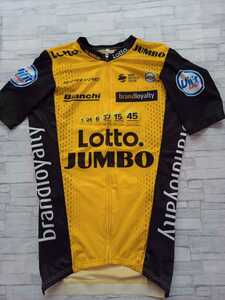 支給品　Lotto Jumbo　サイクルジャージ　ロットユンボ　SHIMANO　　ロードバイク　自転車　　ビスマ　ビズマ　ヴィスマ　ログリッチ　