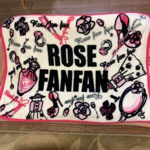 新品★ROSE FAN FANローズファンファン★コスメ柄ブランケット