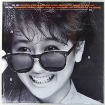 ■渡辺美里｜eyes ＜LP 1985年 日本盤＞ファーストアルバム TM NETWORK/小室哲哉/大江千里/白井貴子など参加_画像2