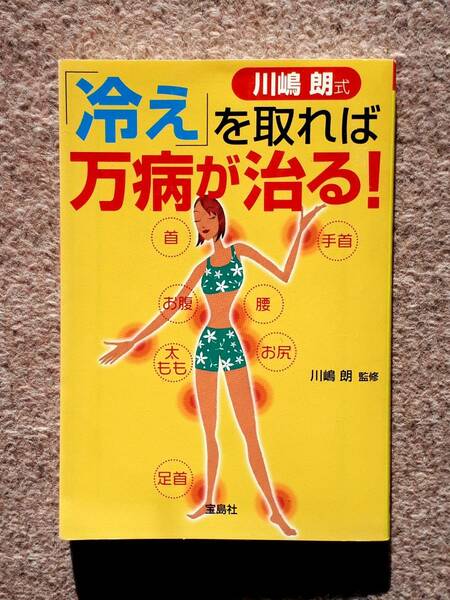 送料無料！　古文庫本　「冷え」を取れば万病が治る！　川嶋朗　　宝島SUGOI文庫 宝島社　２００９年　初版