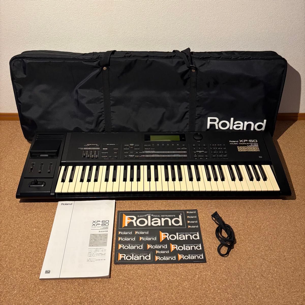 【動作OK】Roland ローランド XP-60 シンセサイザー MUSIC WORKSTATION キーボード